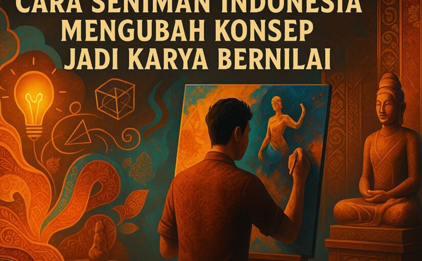 Cara Seniman Indonesia Mengubah Konsep Jadi Karya Bernilai