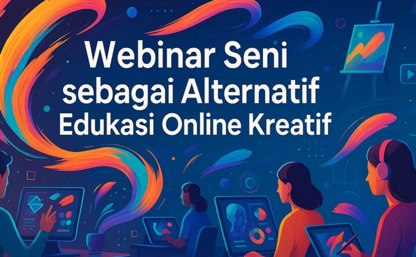 Webinar Seni sebagai Alternatif Edukasi Online Kreatif